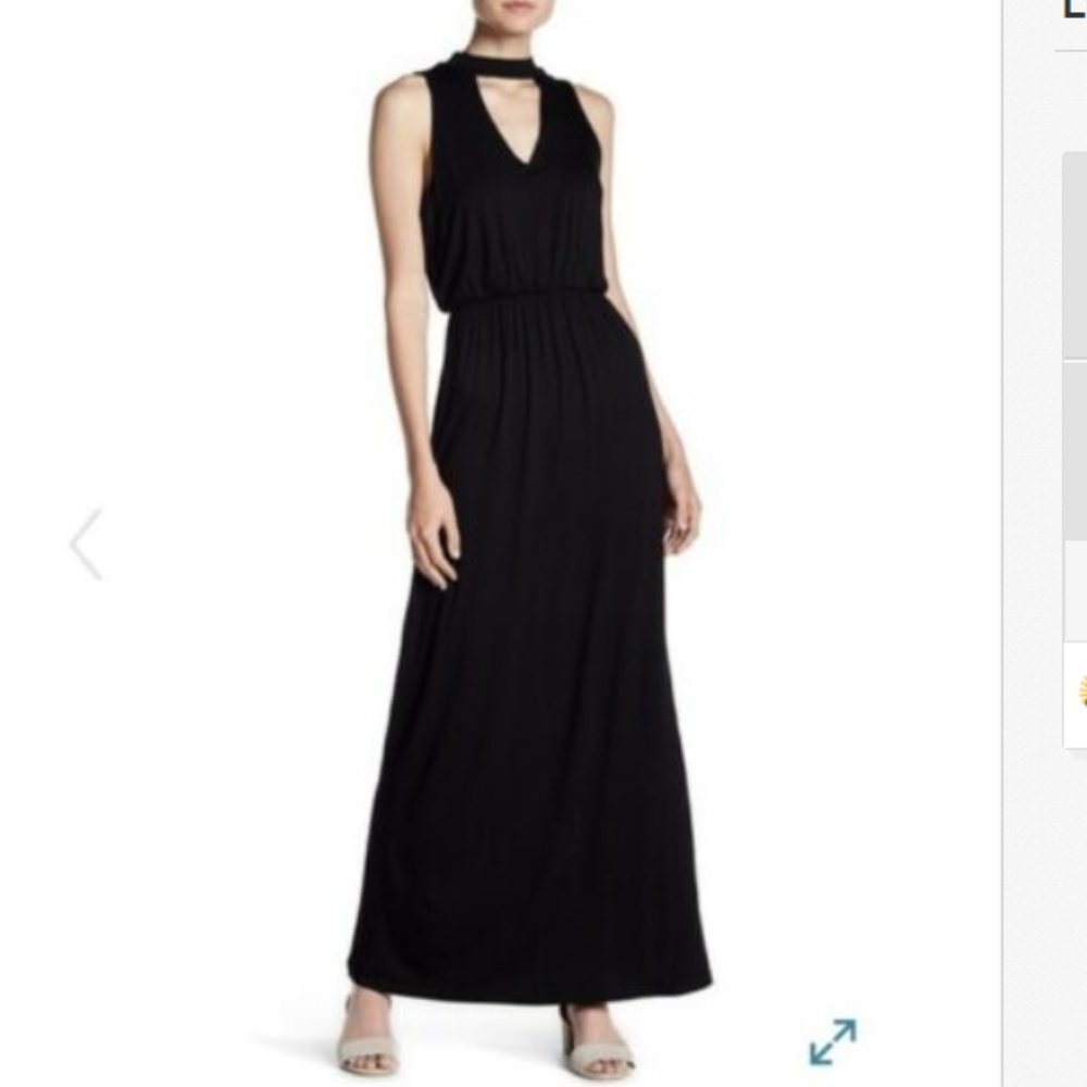 Lush Mock Neck Knit Maxi Dress NWT